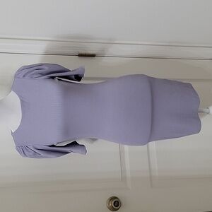 Dazy Size M Lavender Ribbed Bodycon Midi Dress, Excellent Used Condition